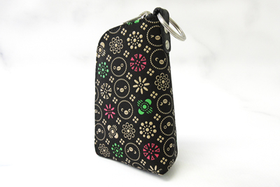 Suicaのペンギン更紗Fleur　キーケース